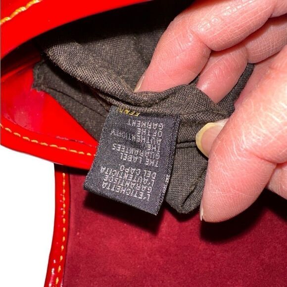 Fendi red patent leather tote - Picture 8 of 14